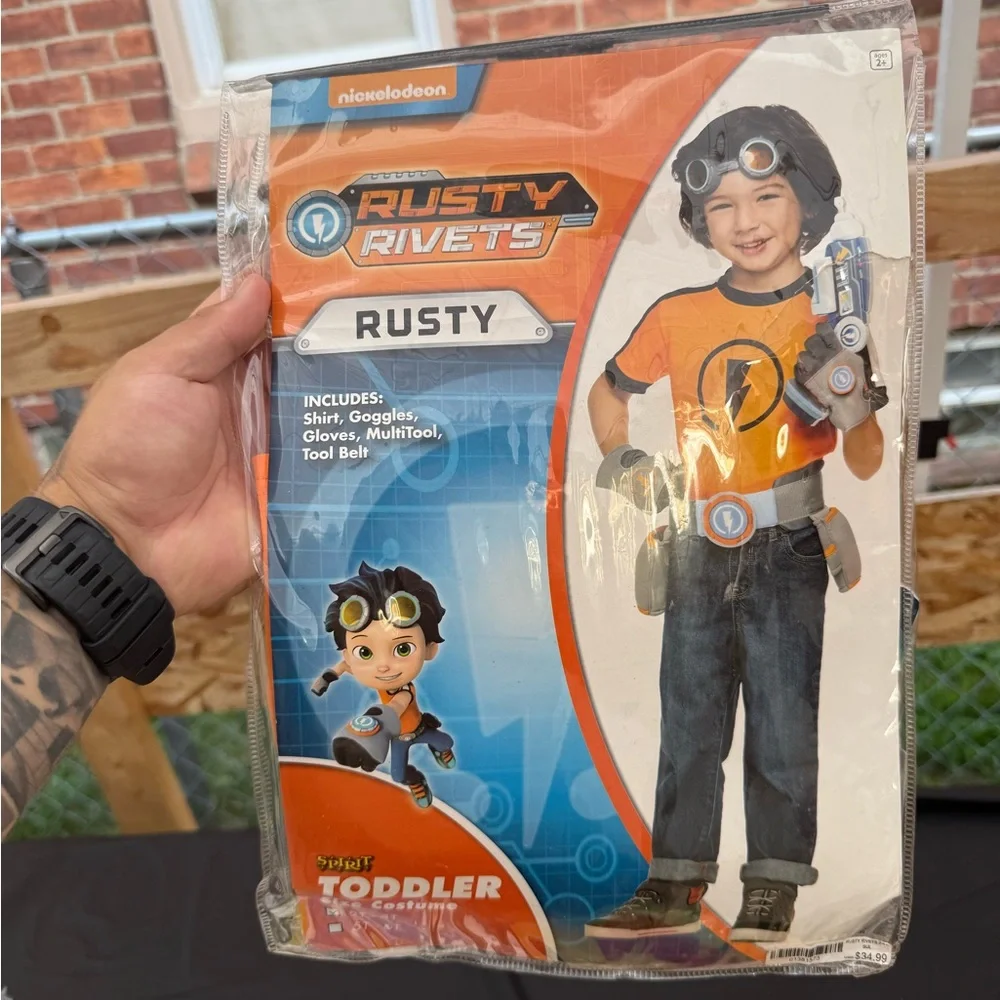 Nickelodeon Rusty Rivets Action Set - Orange and Blue - Picture 1 of 2